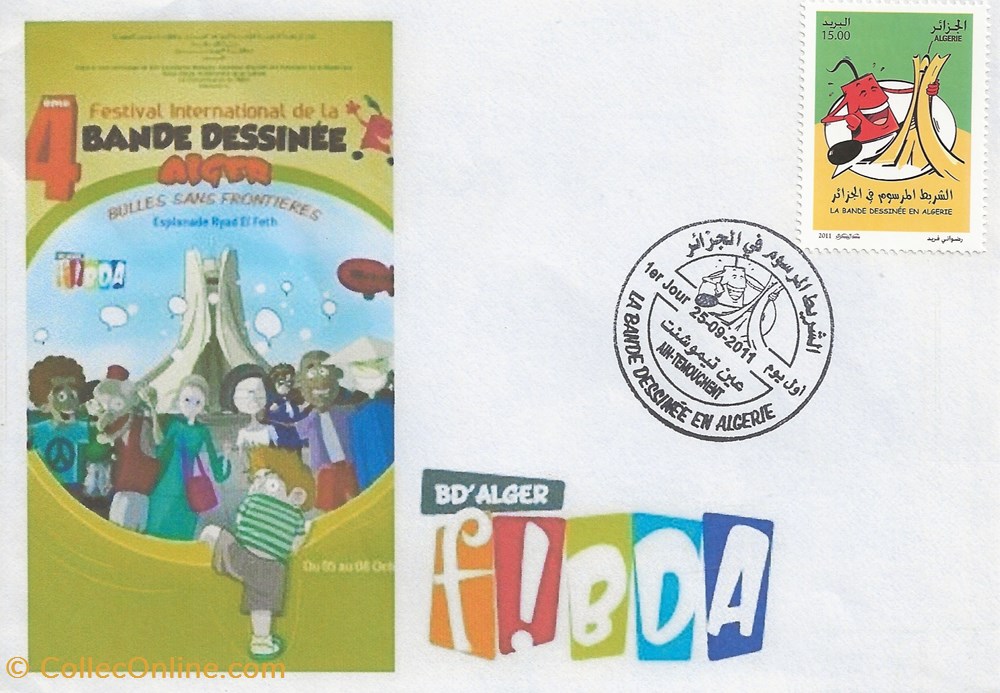 timbres alger algerie 2011 la bande dessinee en algerie