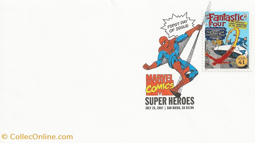 San Diégo (Etats-Unis) 2007 Marvel comics - Super heroes timbres san diego etats unis 2007 marvel comics super heroes