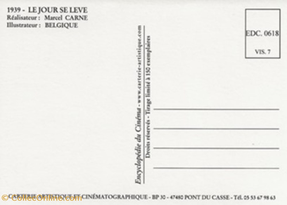 cartes postales autres le jour se leve