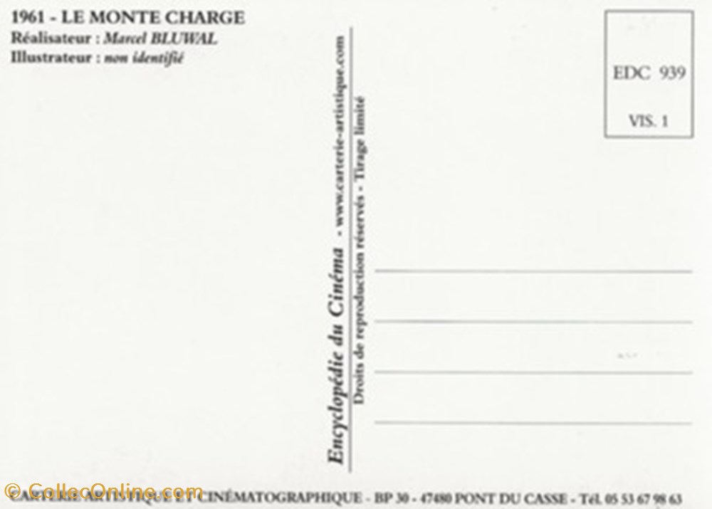 Le monte-charge cartes postales autres le monte charge