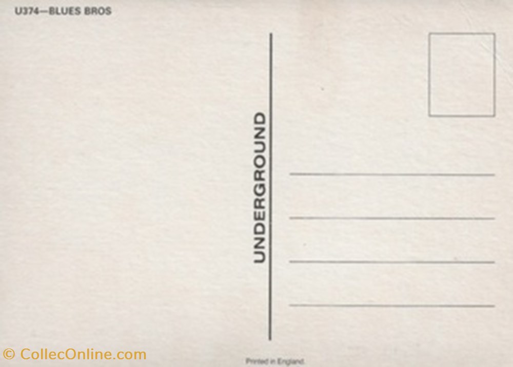 cartes postales autres the blues brothers