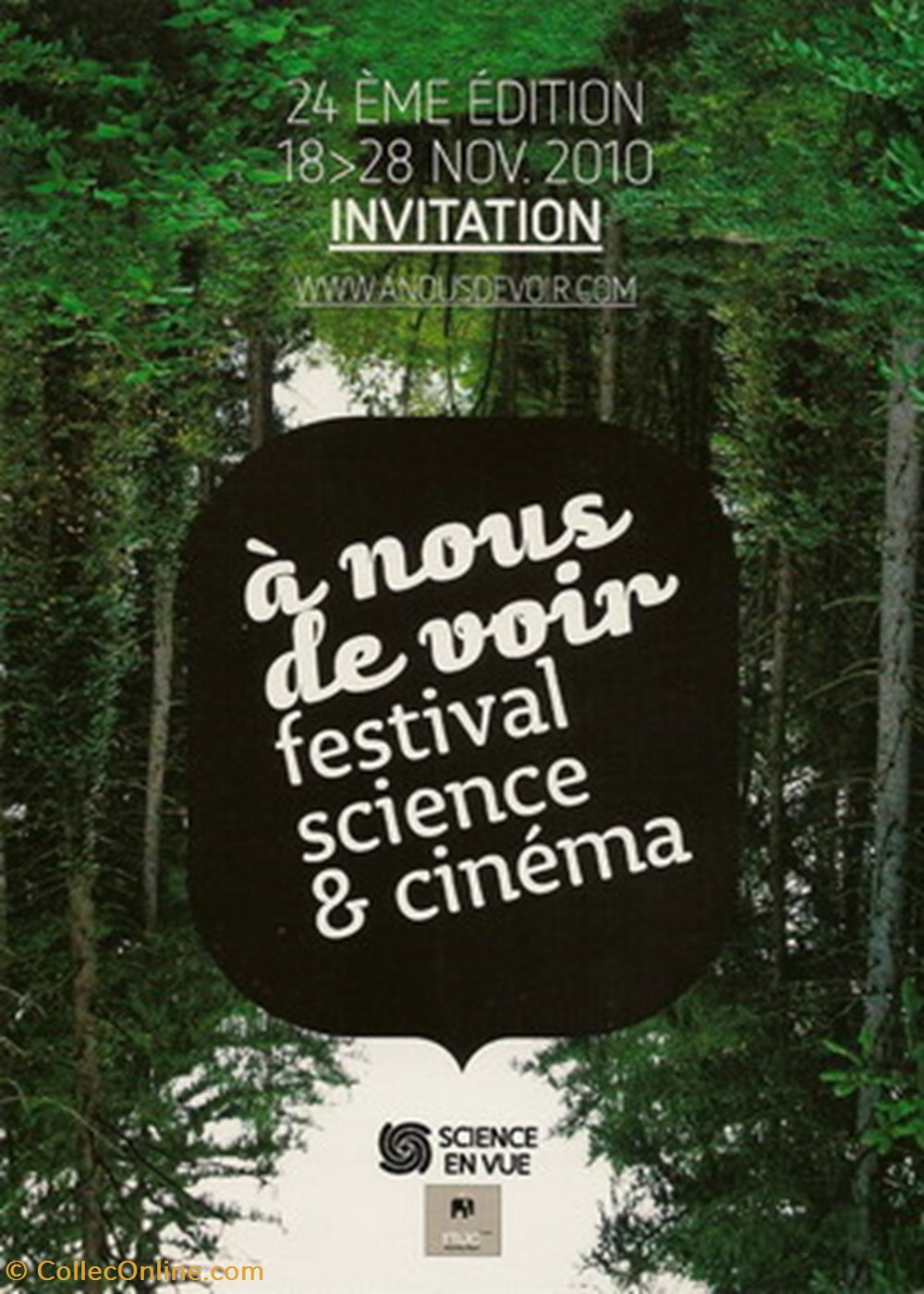 cartes postales autres oullins festival science cinema 2010