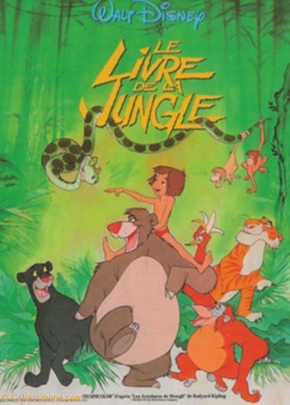 cartes postales autres le livre de la jungle
