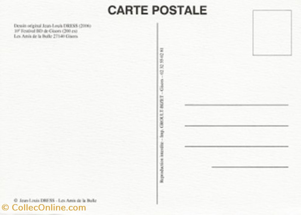 Gisors (27) 2006 cartes postales bande dessinee gisors 27 2006