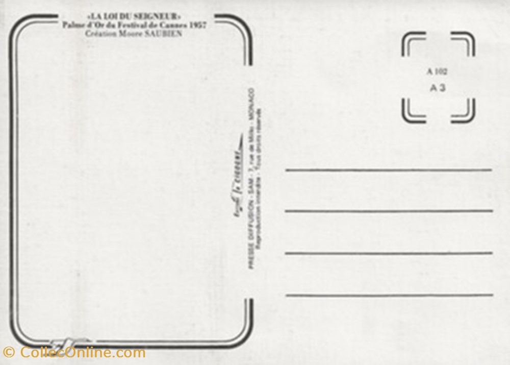 La loi du seigneur cartes postales autres la loi du seigneur