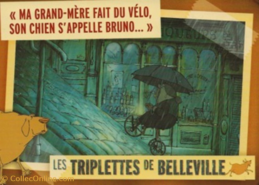 Les triplettes de Belleville cartes postales autres les triplettes de belleville