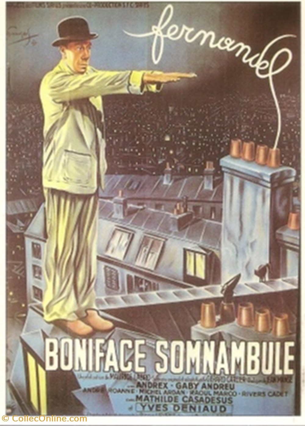 Boniface somnambulle cartes postales autres boniface somnambulle