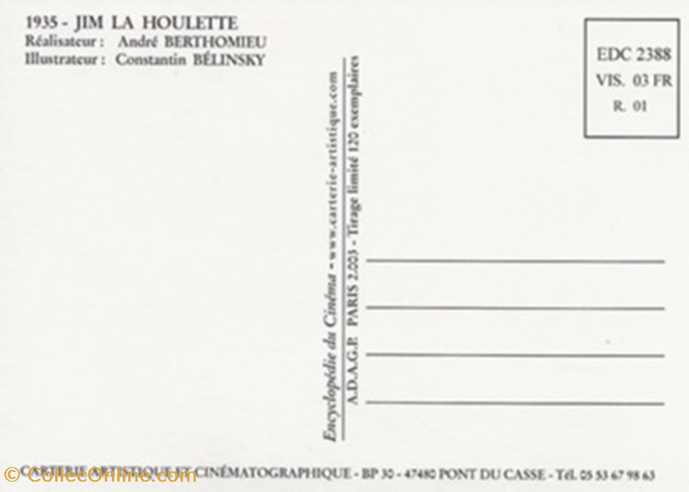 cartes postales autres jim la houlette