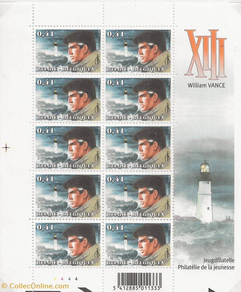 ZZZ - Belgique 2004 feuillet Philatélie de la jeunesse - XIII timbres zzz belgique 2004 feuillet philatelie de la jeunesse xiii