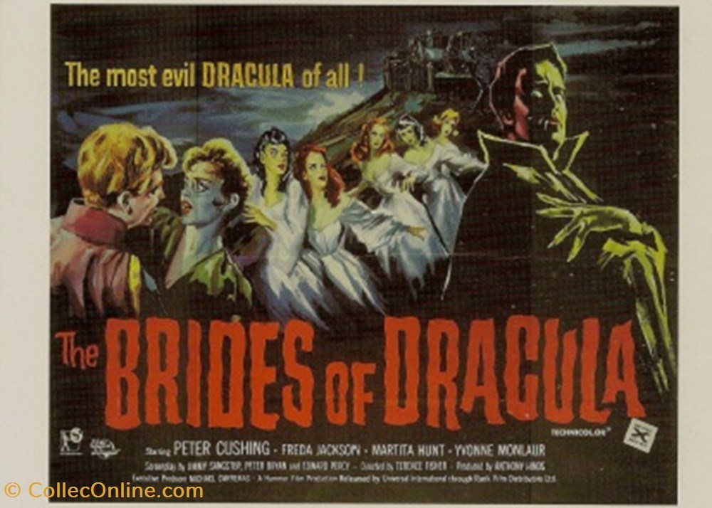 The brides of Dracula cartes postales autres the brides of dracula