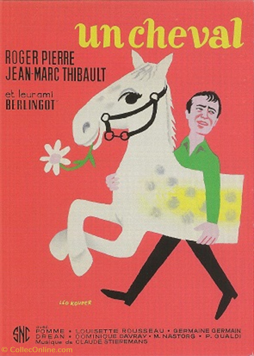 Un cheval pour deux cartes postales autres un cheval pour deux