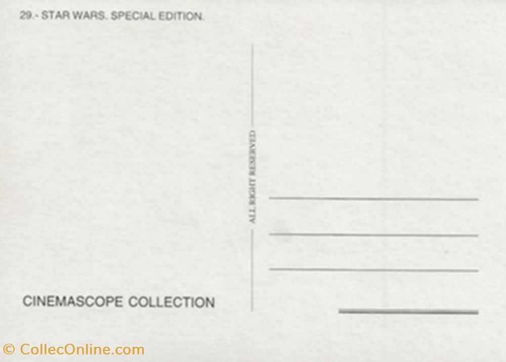 Star wars cartes postales autres star wars