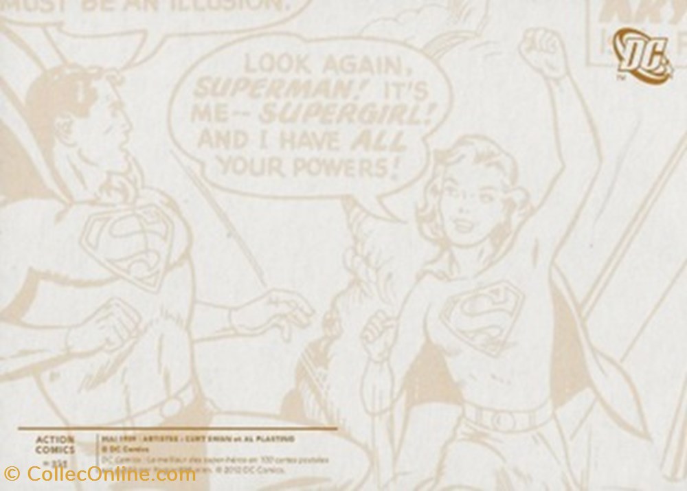 Action comics cartes postales bande dessinee action comics