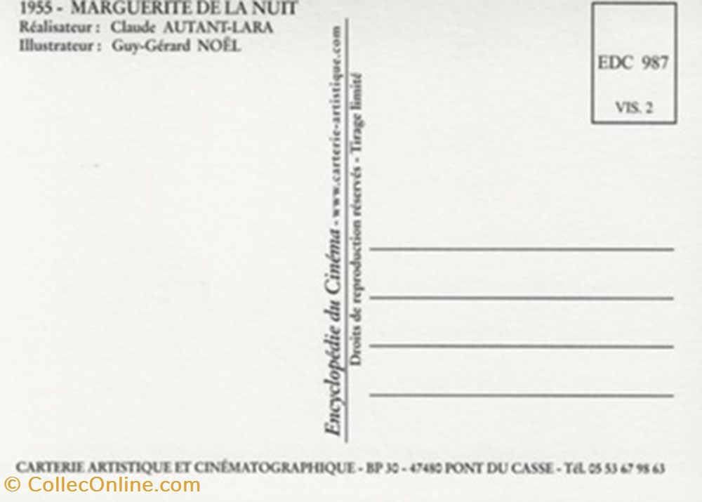 Marguerite de la nuit cartes postales autres marguerite de la nuit