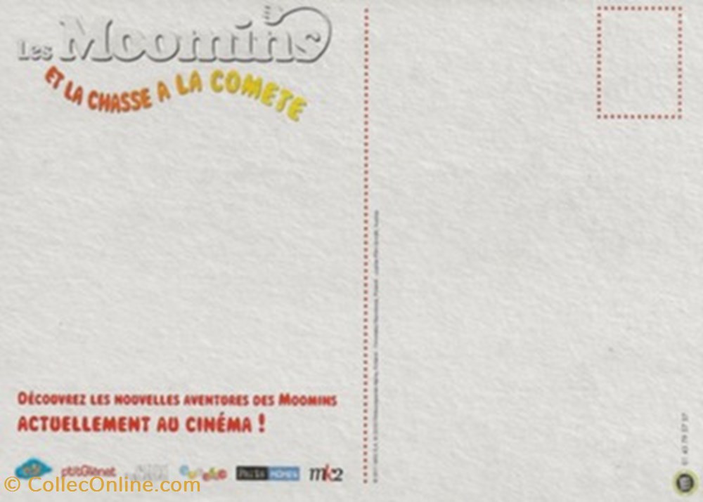 Les moomins et la chasse à la comète cartes postales autres les moomins et la chasse a la comete