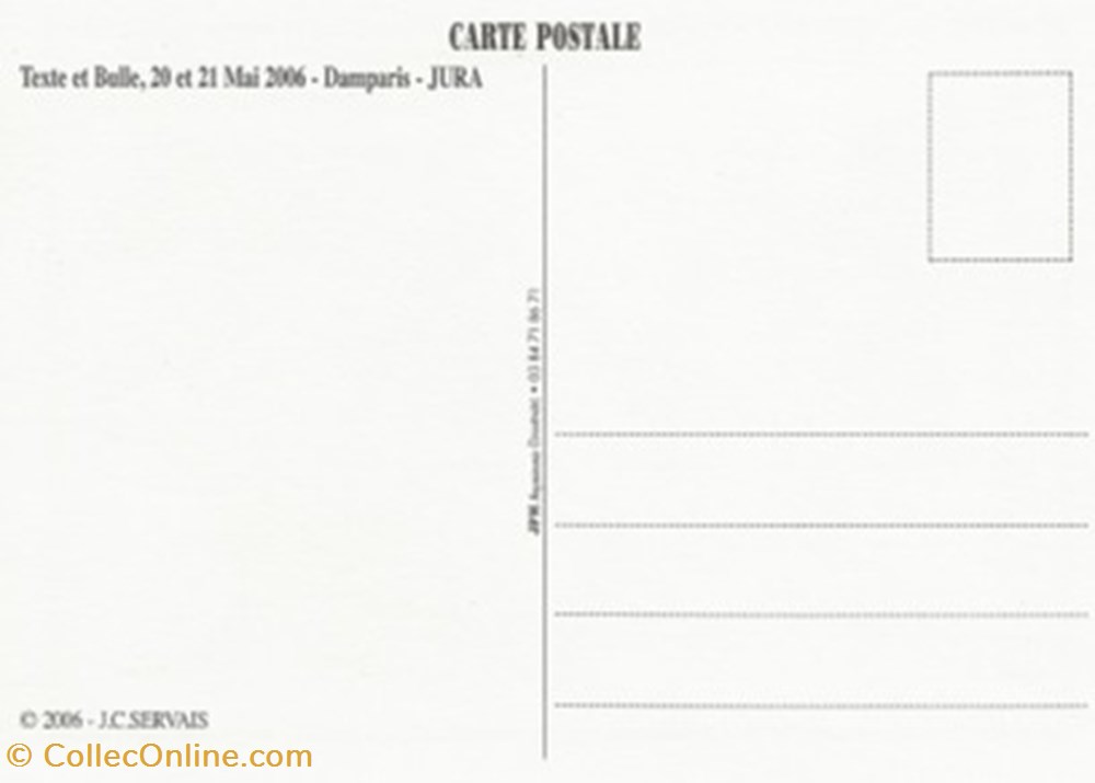Damparis (39) 2006 cartes postales bande dessinee damparis 39 2006
