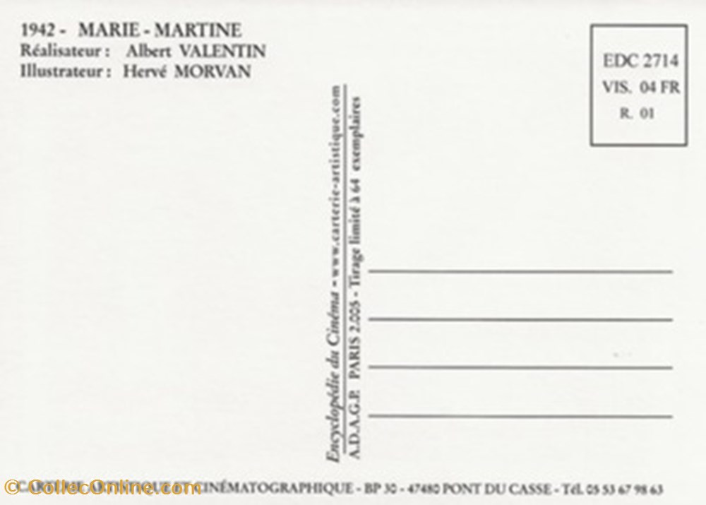 cartes postales autres marie martine