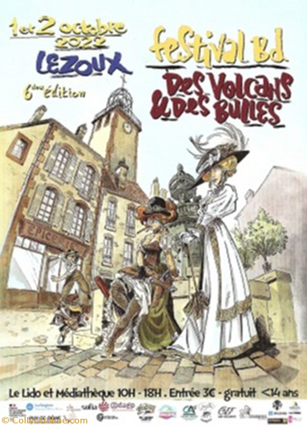 Lezoux (63) 2022 cartes postales bande dessinee lezoux 63 2022