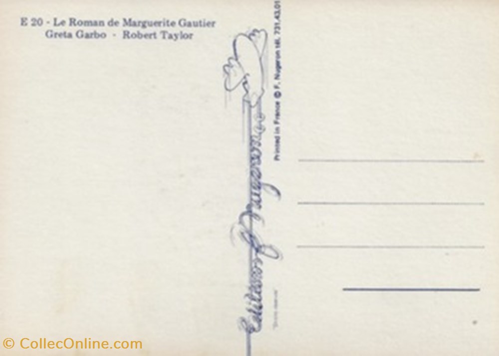 cartes postales autres le roman de marguerite gauthier