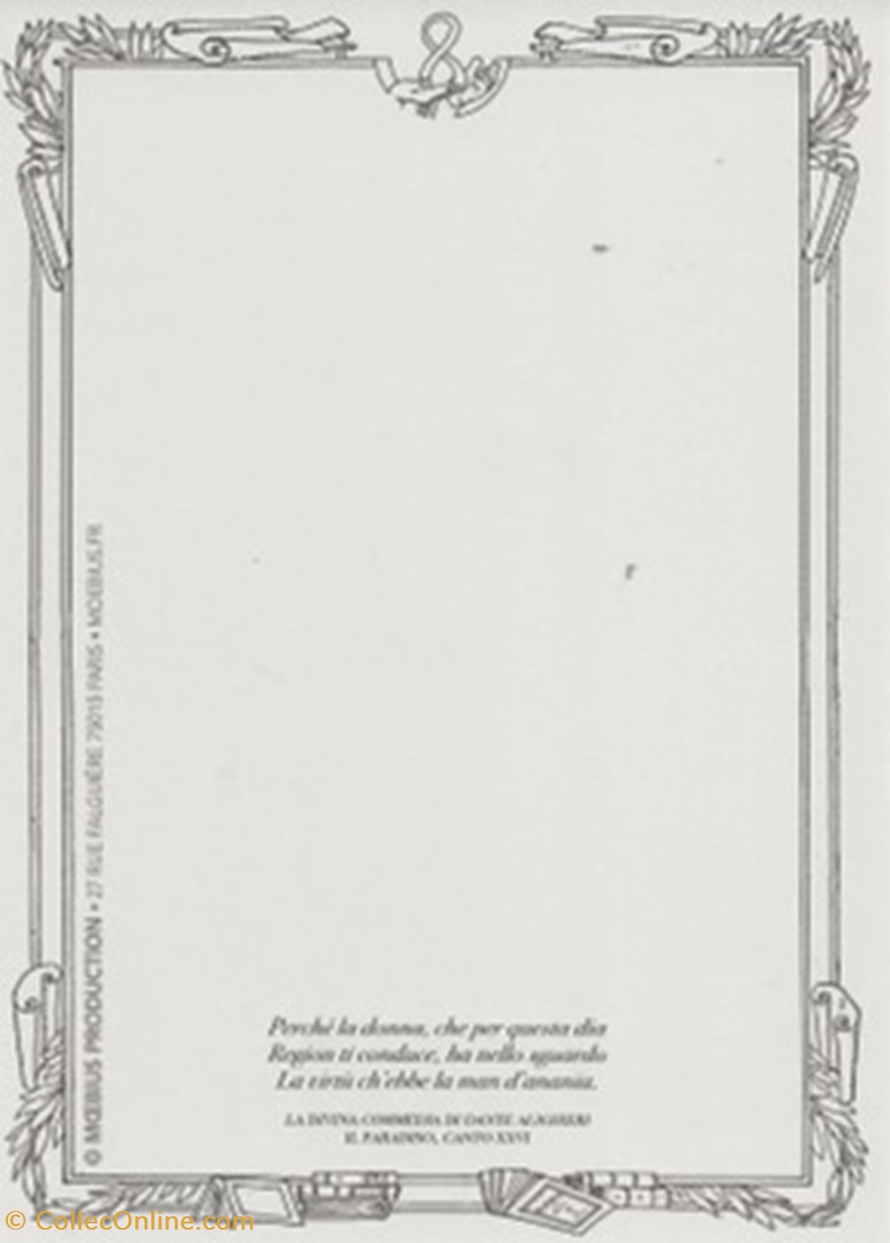 Paradiso 2 cartes postales bande dessinee paradiso