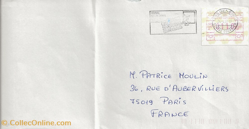 Genêve (Suisse) 2000 Festival internationa de la bande dessinée à Sierre timbres geneve suisse 2000 festival internationa de la bande dessinee a sierre