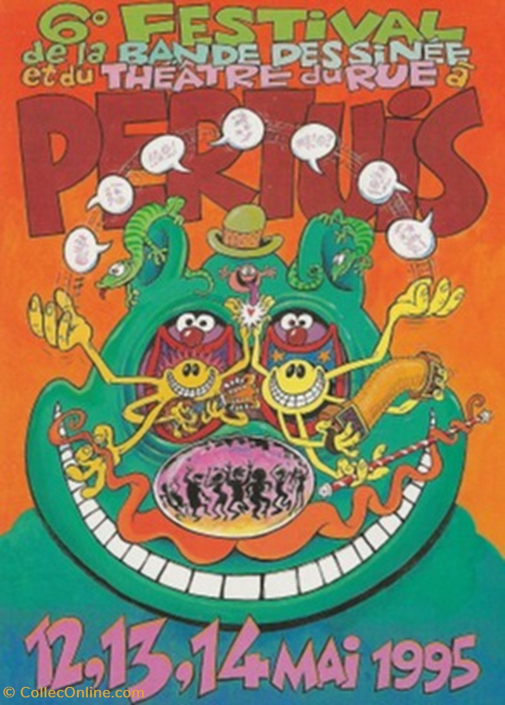 Pertuis (84) 1995 cartes postales bande dessinee pertuis 84 1995