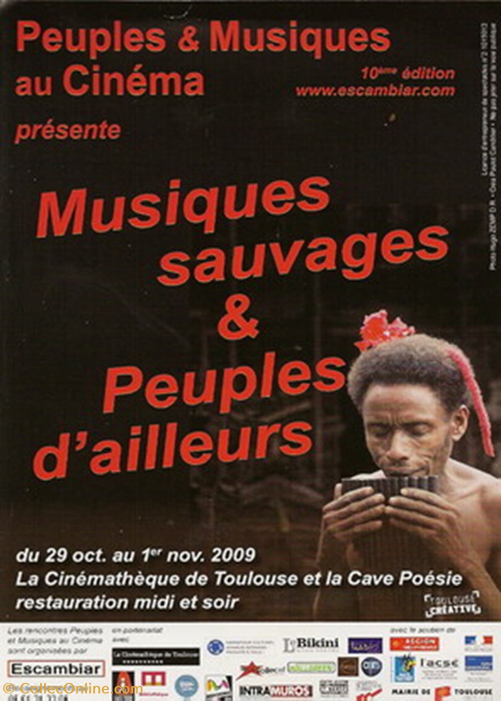 Toulouse Peuples et musiques au cinéma 2009 cartes postales autres toulouse peuples et musiques au cinema 2009
