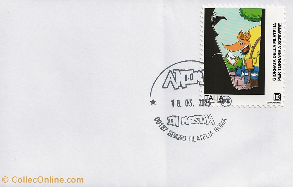 Rome (Italie) 2023 Anime in mostra timbres rome italie 2023 anime in mostra