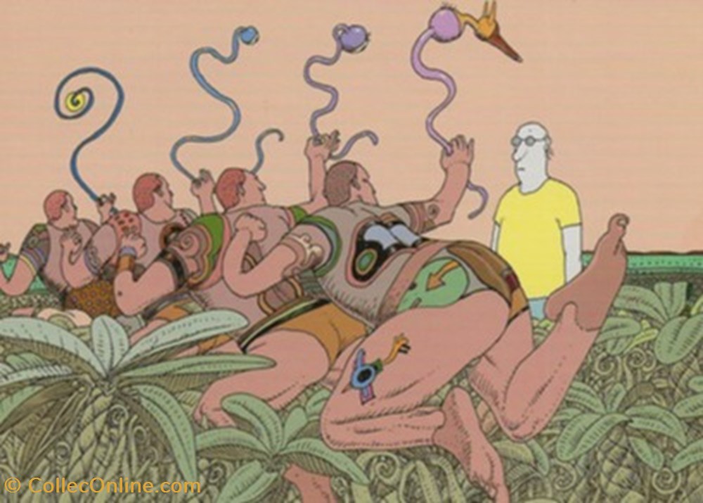 Moebius cartes postales bande dessinee moebius