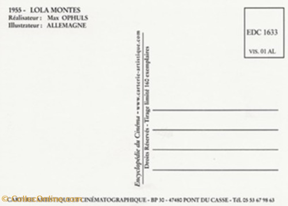 cartes postales autres lola montez