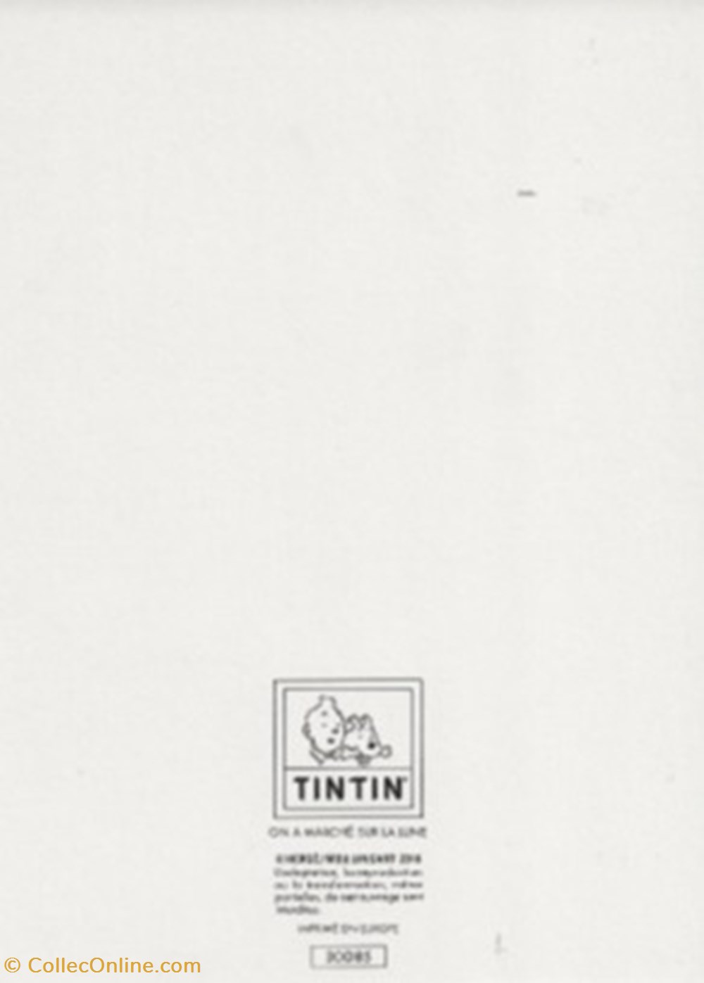 Tintin cartes postales bande dessinee tintin