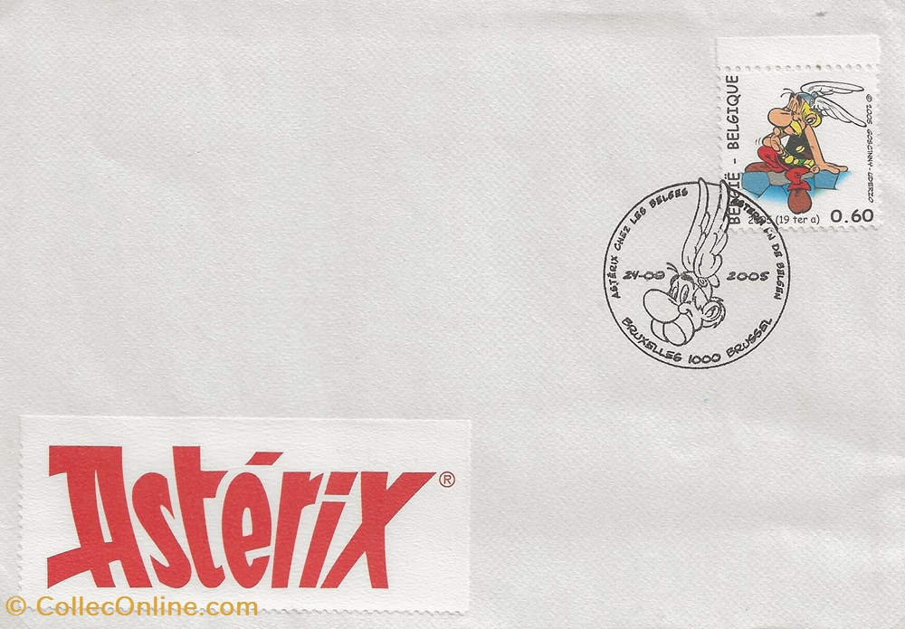 timbres bruxelles belgique 2005 asterix chez les belges