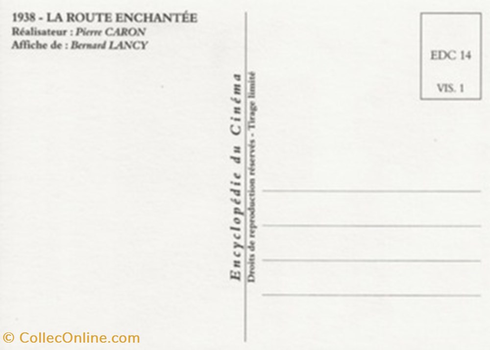 cartes postales autres la route enchantee