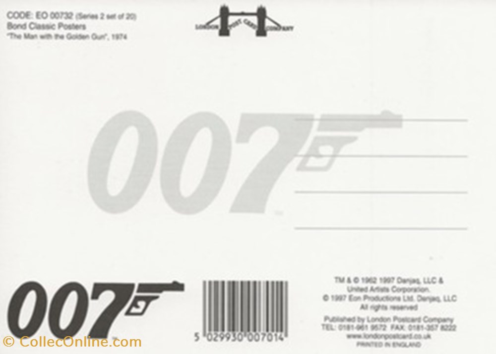 cartes postales autres the man with the golden gun