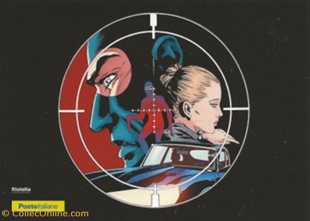 cartes postales bande dessinee diabolik