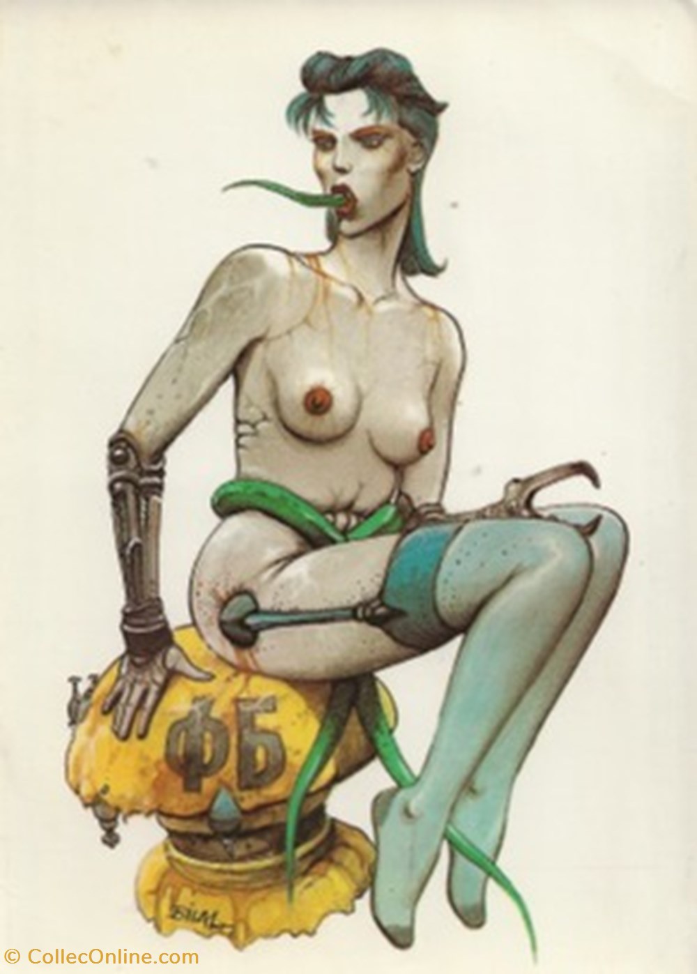 cartes postales bande dessinee enki bilal