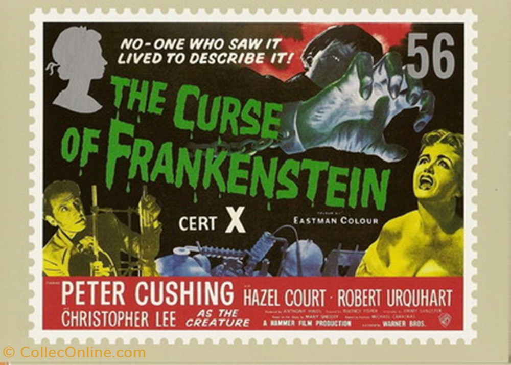 The curse of Frankenstein cartes postales autres the curse of frankenstein