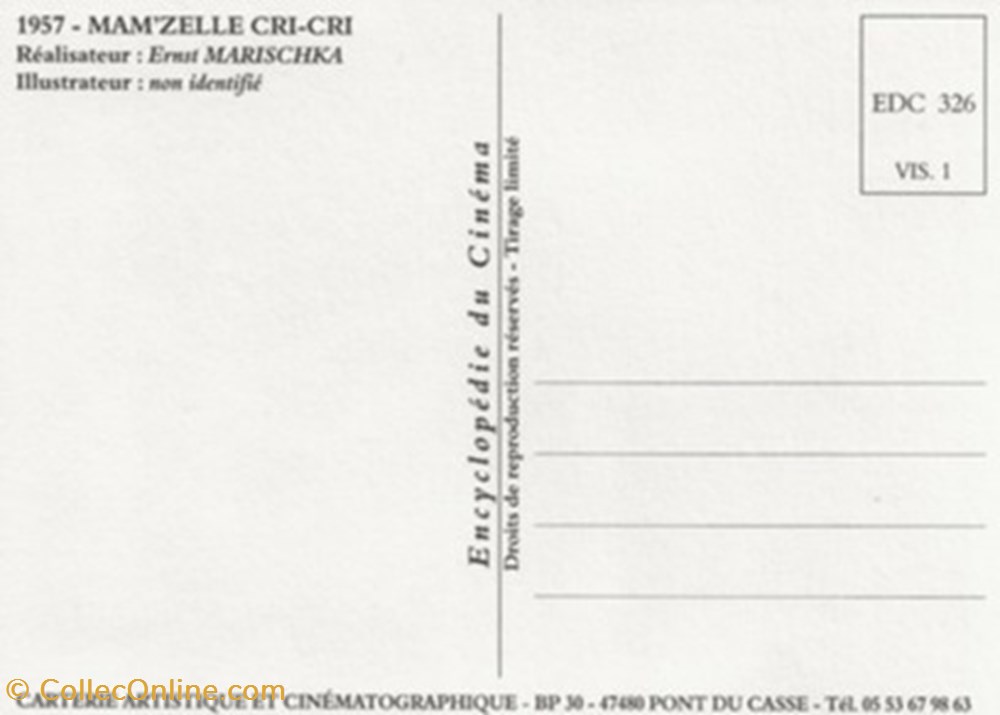 cartes postales autres mam zelle cri cri
