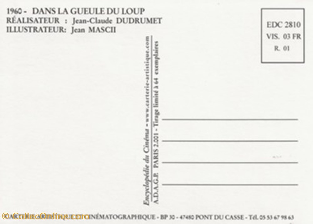 Dans la gueule du loup cartes postales autres dans la gueule du loup