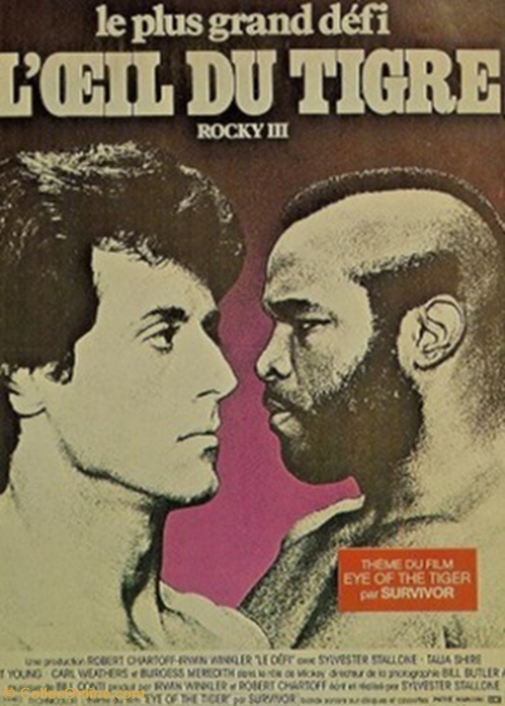 Rocky III, l'œil du tigre cartes postales autres rocky iii il du tigre