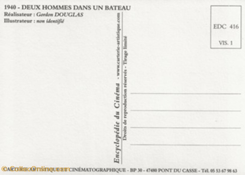 Deux hommes dans un bateau cartes postales autres deux hommes dans un bateau