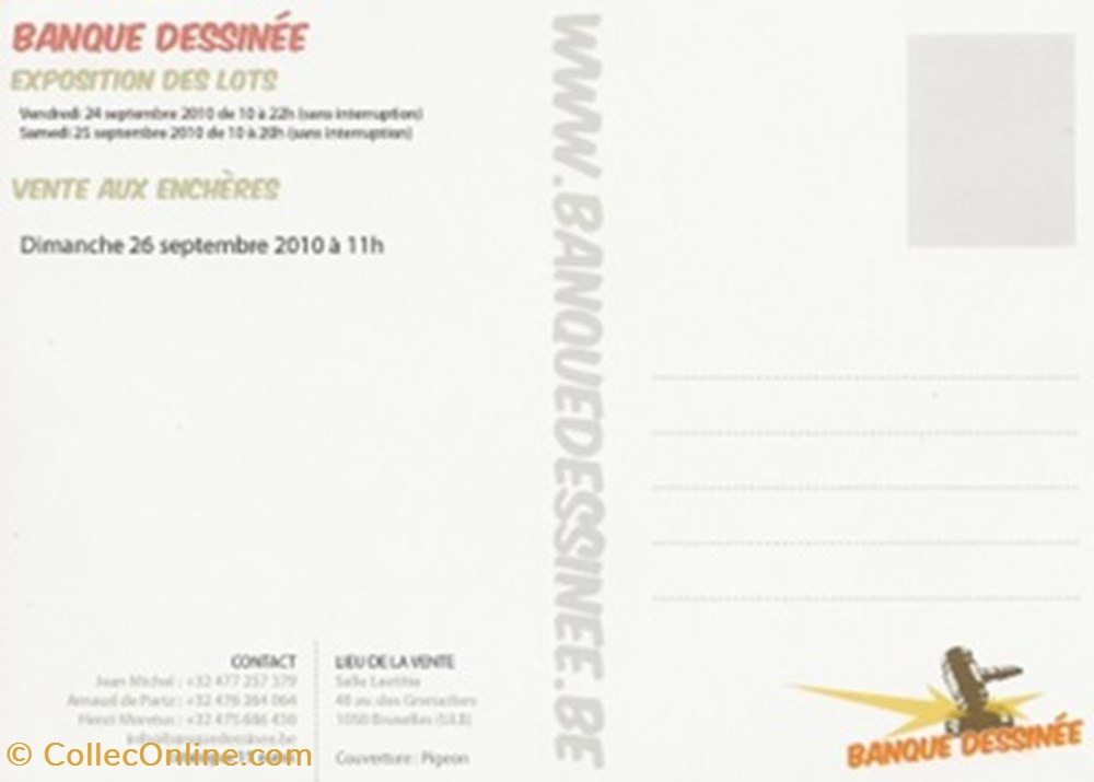cartes postales bande banque dessinee 03