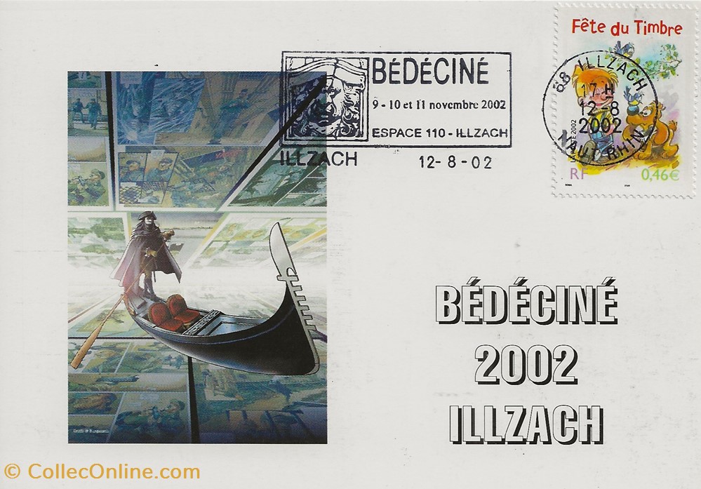 Illzach (68) 2002 18ème Festival Bédéciné timbres illzach 68 2002 18eme festival bedecine