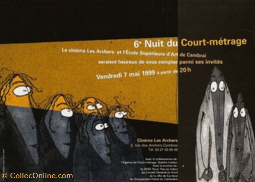 cartes postales autres cambrai la nuit du court metrage 1999