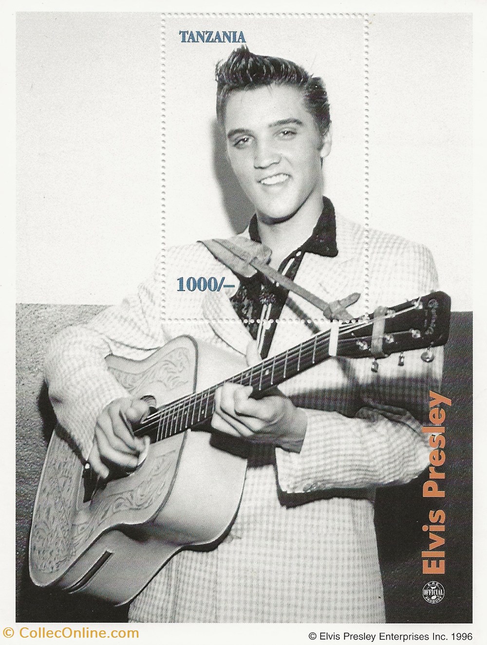 ZZZ Blocs (Tanzanie) 1996 Elvis Presley timbres zzz blocs tanzanie 1996 elvis presley