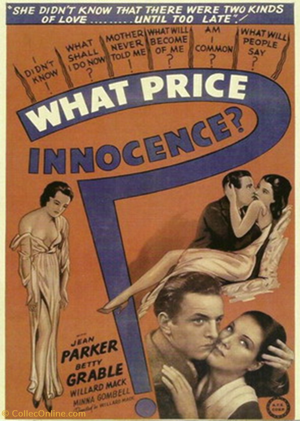 What price innocence cartes postales autres what price innocence