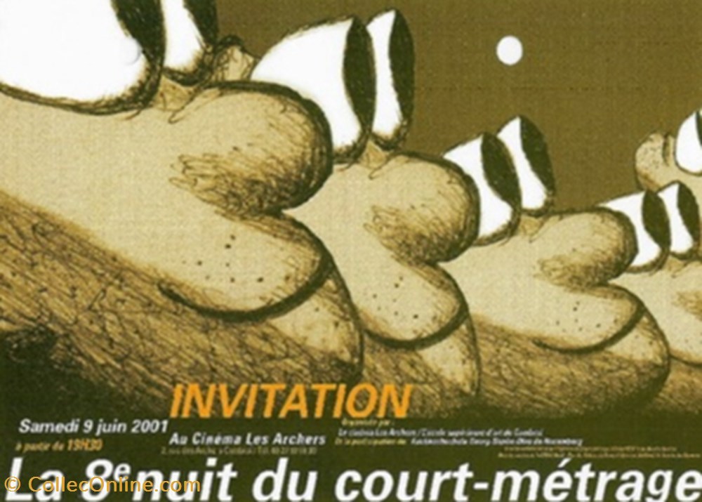 Cambrai La nuit du court métrage 2001 cartes postales autres cambrai la nuit du court metrage 2001