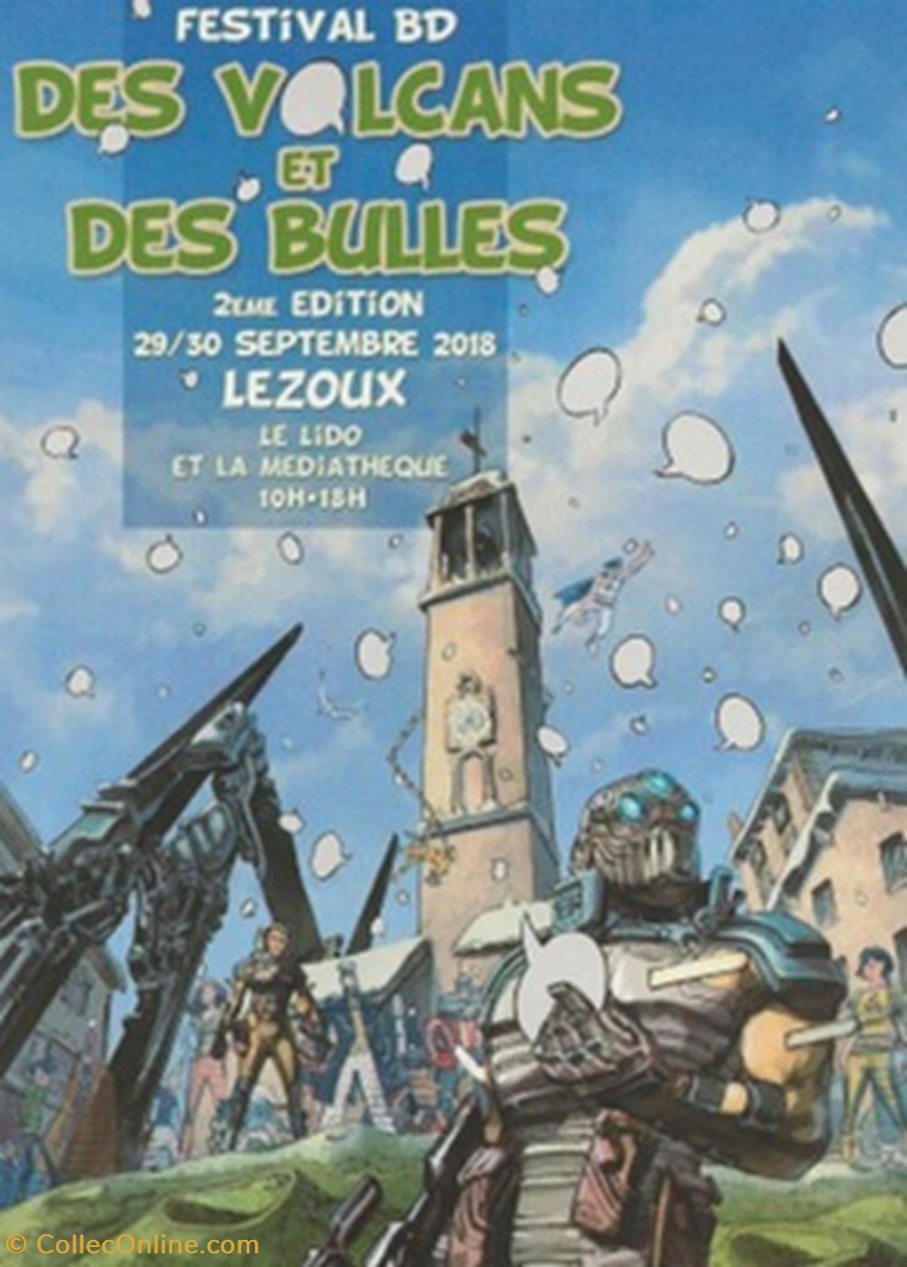 Lezoux (63) 2018 cartes postales bande dessinee lezoux 63 2018