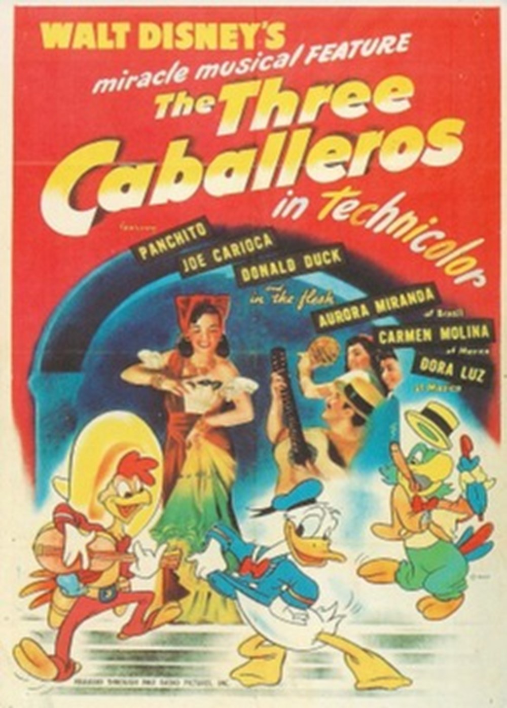 The three caballeros cartes postales autres the three caballeros