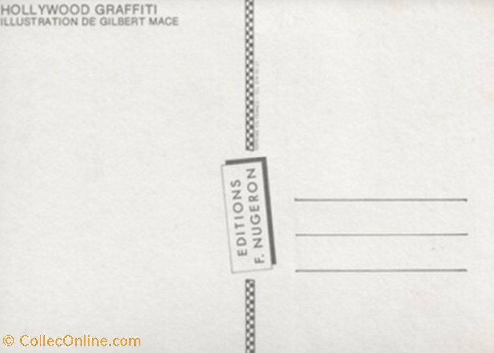 Hollywood graffiti cartes postales autres hollywood graffiti